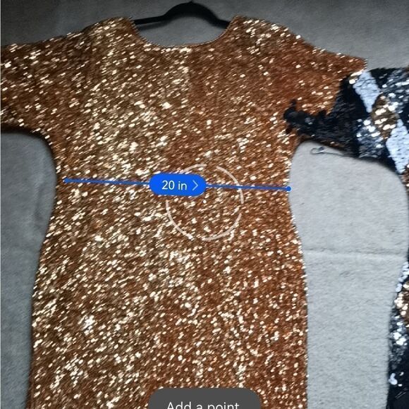 Vintage All Gold Sequin Dress - Picture 11 of 13